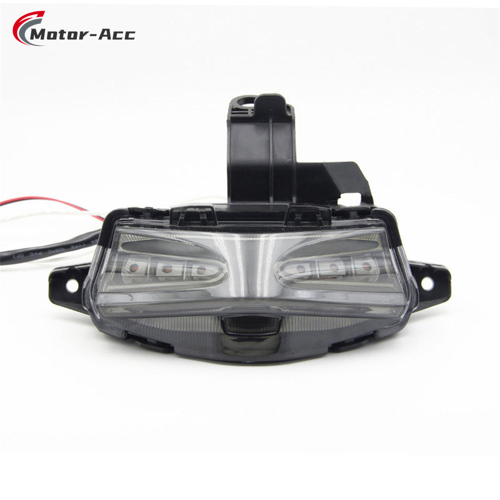 Motor-Acc Motorcycle Tail Light Integrated Running Brake Stop Light Turn Signals Lamp Compatible with YAMAHA AEROX155 NVX155 2022-2023
