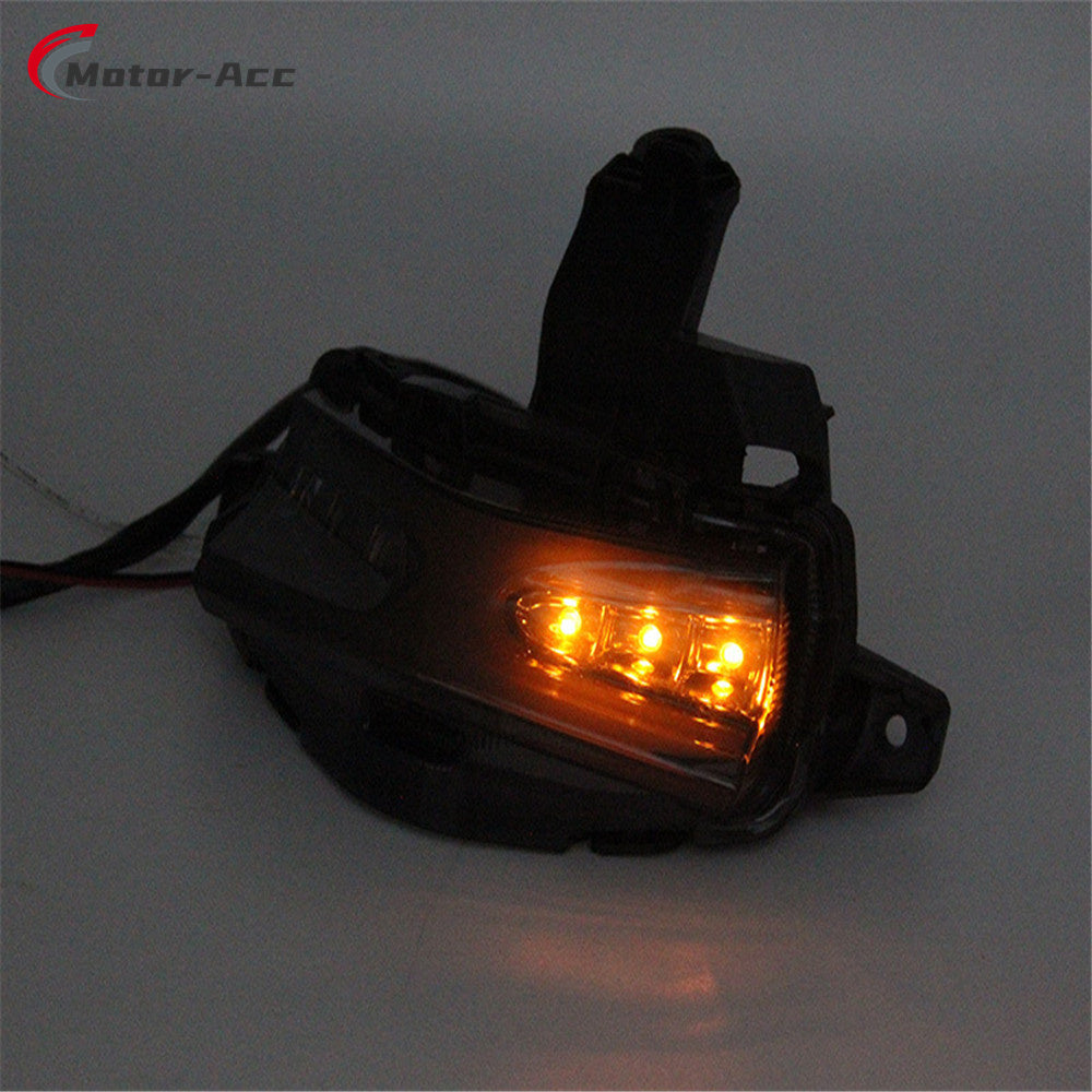 Motor-Acc Motorcycle Tail Light Integrated Running Brake Stop Light Turn Signals Lamp Compatible with YAMAHA AEROX155 NVX155 2022-2023