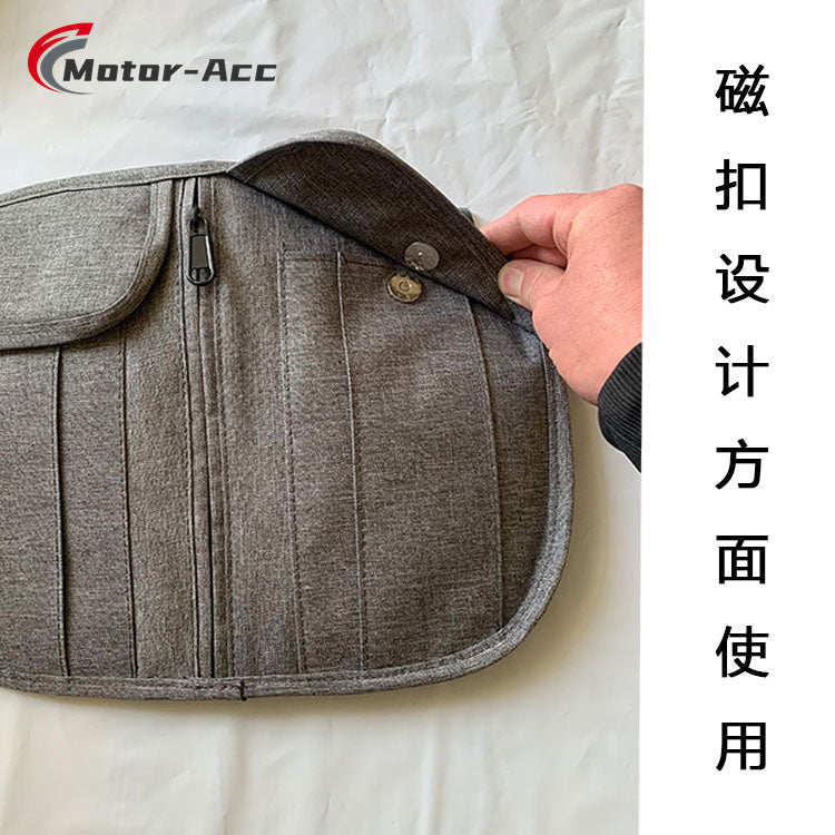 Motor-Acc Scooter Glove Bags Key Case Storage Bag with Water Bottle Holder Compatible with Vespa GTS300 LX50 LXV150 GTS LX LXV Sprint Primavera 50 125 250 300