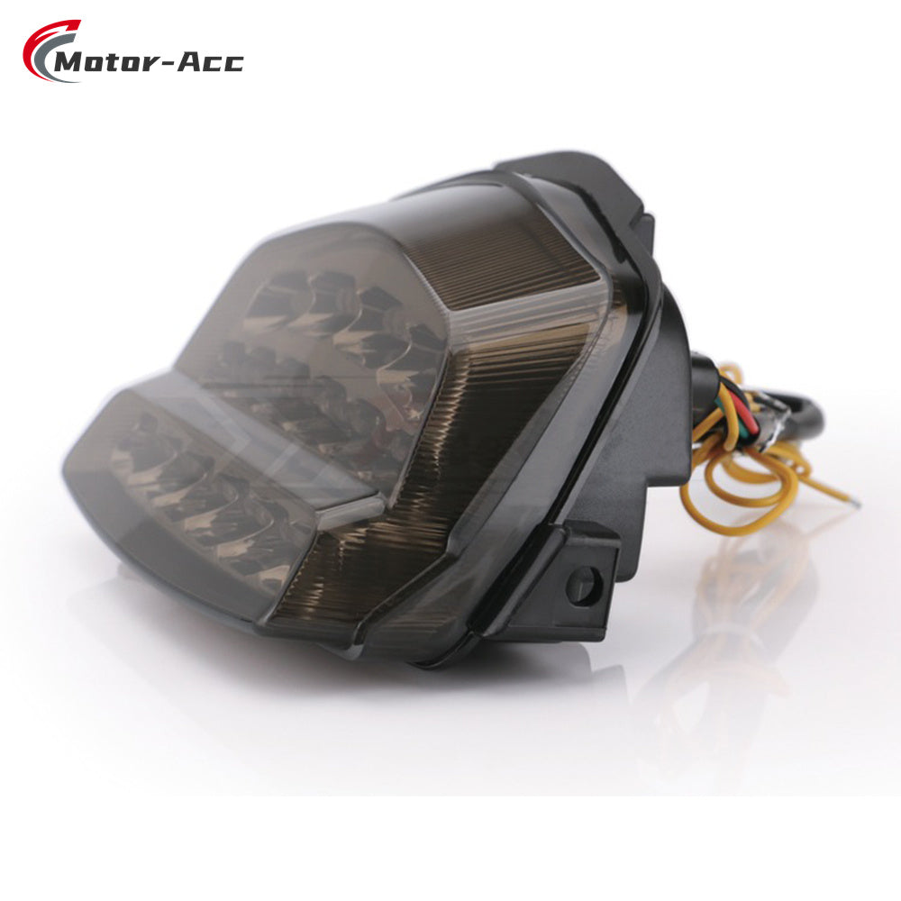 Motor-Acc Motorcycle Tail Light Integrated Running Brake Stop Light Turn Signals Lamp Compatible with HONDA CBR1000RR 2008-2016