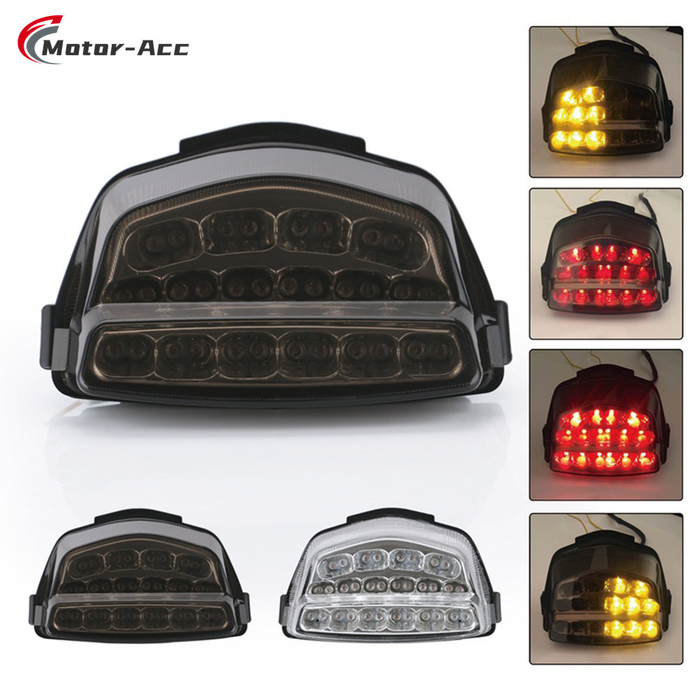 Motor-Acc Motorcycle Tail Light Integrated Running Brake Stop Light Turn Signals Lamp Compatible with HONDA CBR1000RR 2008-2016