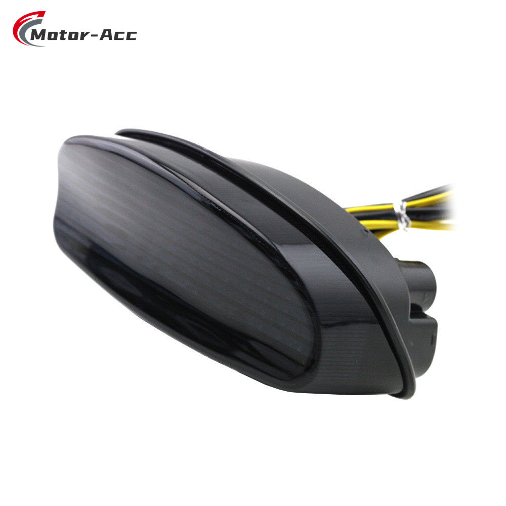 Motor-Acc Motorcycle Tail Light Integrated Running Brake Stop Light Turn Signals Lamp Compatible with HONDA CBR1000XX 1997-2007 HORNET250 1998-2008