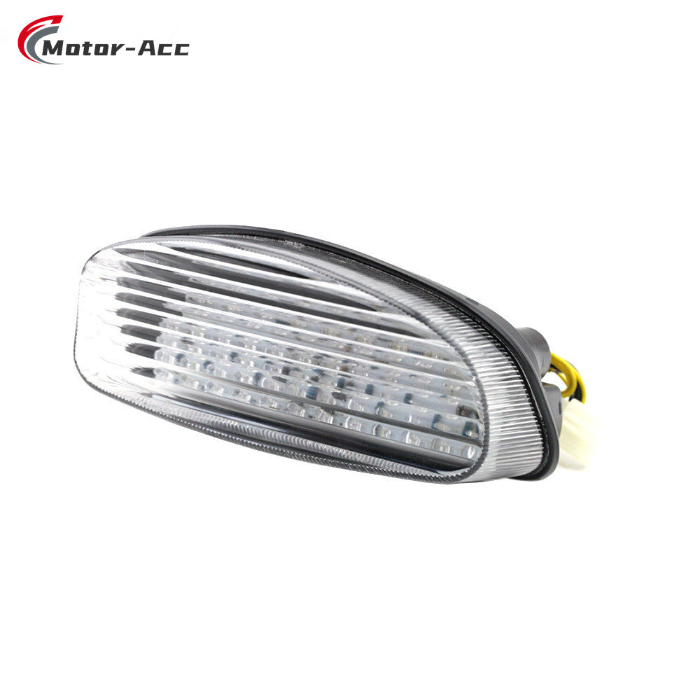 Motor-Acc Motorcycle Tail Light Integrated Running Brake Stop Light Turn Signals Lamp Compatible with HONDA CBR1000XX 1997-2007 HORNET250 1998-2008