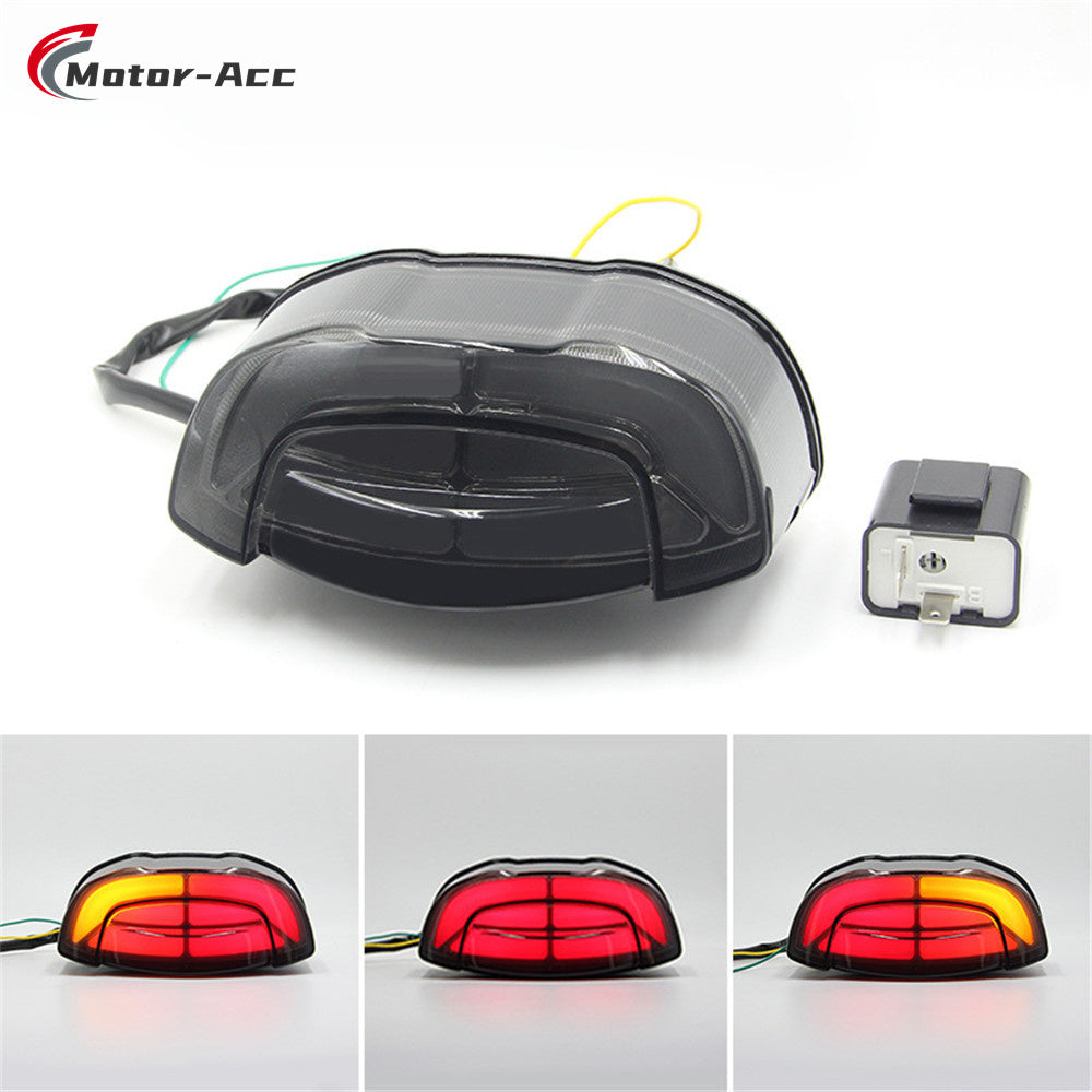 Motor-Acc Tail Light Integrated Running Brake Stop Light Turn Signals Lamp Compatible with HONDA Motorcycle Tail Light Integrated Running Brake Stop Light Turn Signals Lamp Compatible with HONDA CB650R CBR650R 2019-2020 CB300R 2018-2020 CB150R 2017-2019