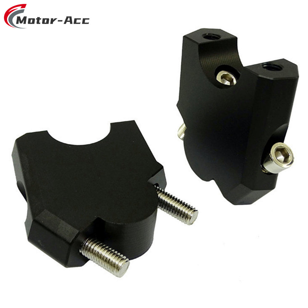 Motor-Acc Motorcycle Accessories CNC Handlebar Bar Riser Clamps Adapter Compatible with Honda CRF1000L CRF1100L Africa Twin