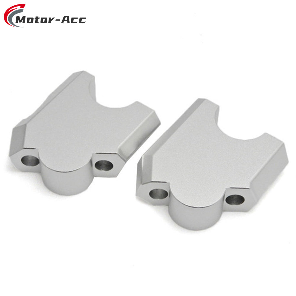 Motor-Acc Motorcycle Accessories CNC Handlebar Bar Riser Clamps Adapter Compatible with Honda CRF1000L CRF1100L Africa Twin