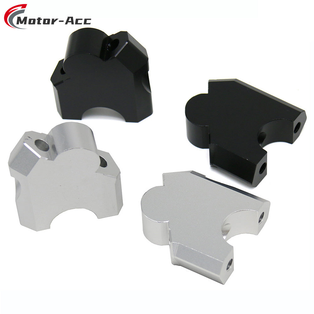 Motor-Acc Motorcycle Accessories CNC Handlebar Bar Riser Clamps Adapter Compatible with Honda CRF1000L CRF1100L Africa Twin