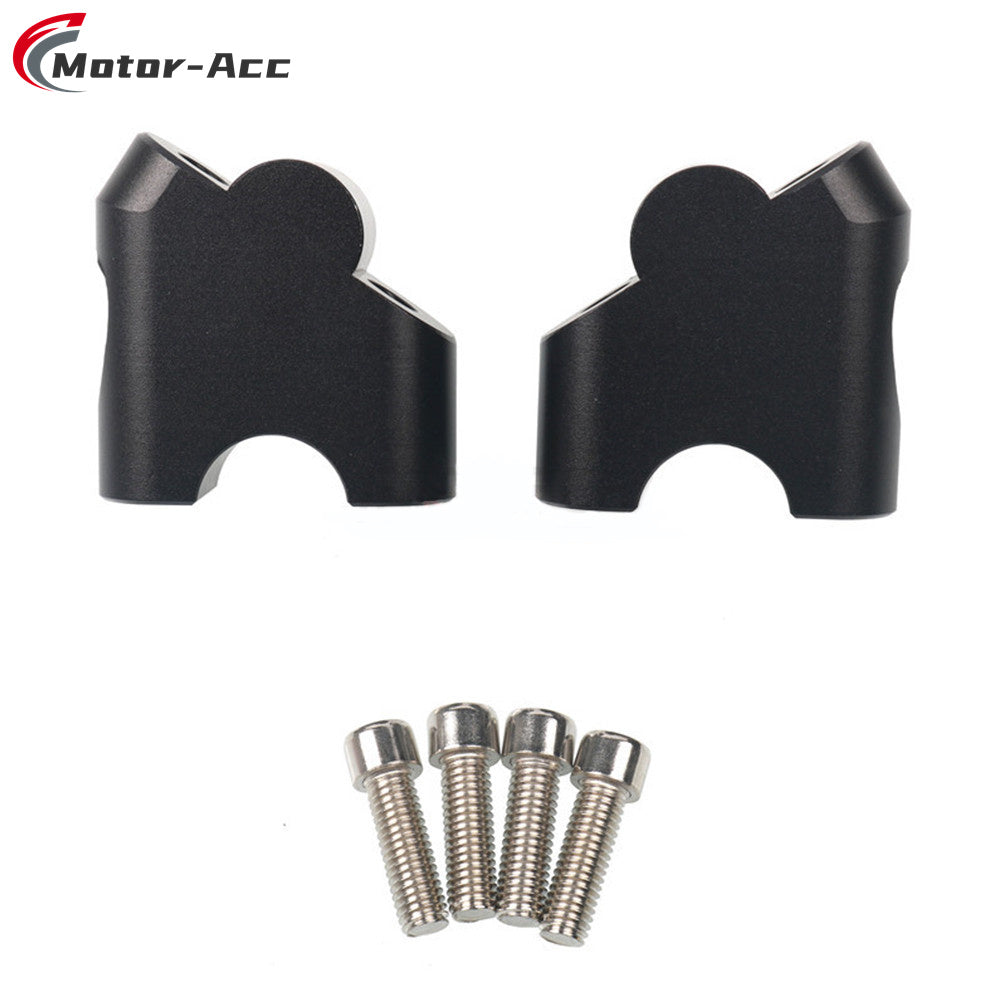 Motor-Acc Motorcycle Accessories CNC Handlebar Bar Riser Clamps Adapter Compatible with Suzuki DL1000 DL650 DL250