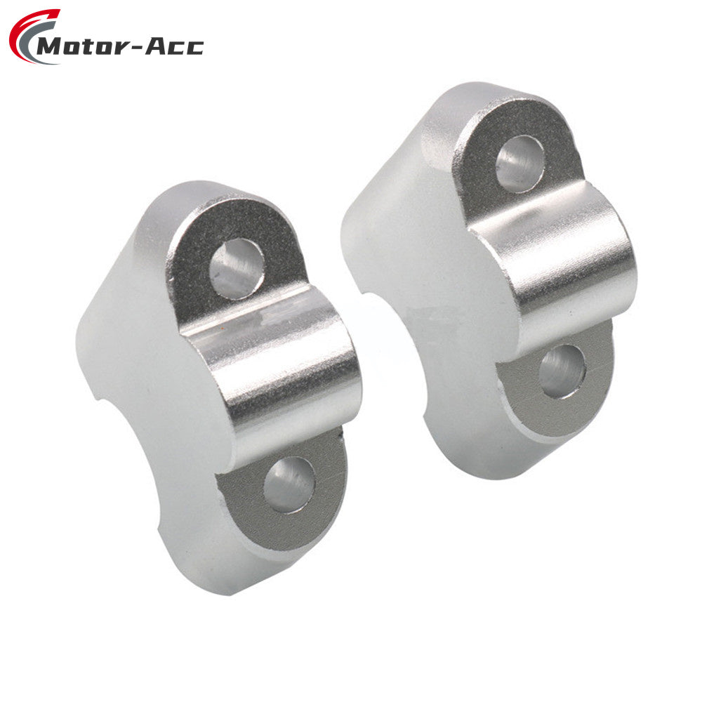 Motor-Acc Motorcycle Accessories CNC Handlebar Bar Riser Clamps Adapter Compatible with Suzuki DL1000 DL650 DL250