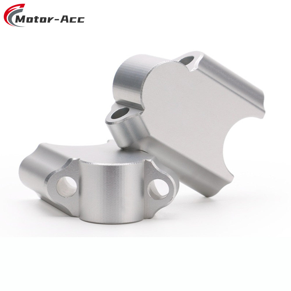 Motor-Acc Motorcycle Accessories CNC Handlebar Bar Riser Clamps Adapter Compatible with BMW F800GS 2008-2017