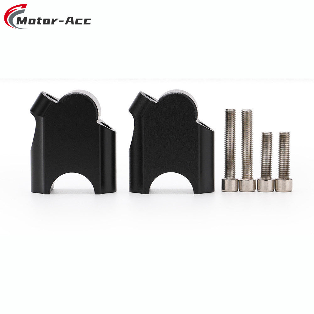 Motor-Acc Motorcycle Accessories CNC Handlebar Bar Riser Clamps Adapter Compatible with BMW F800GS 2008-2017