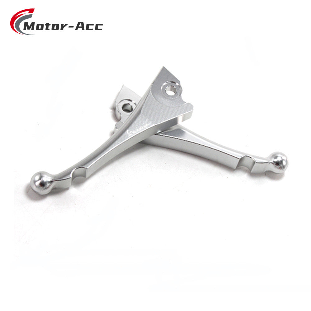 Motor-Acc CNC Left and Right Clutch Brake Lever Set Compatible with VESPA LX150 LXV150 PRIMAVERA 150 SPRINT 150