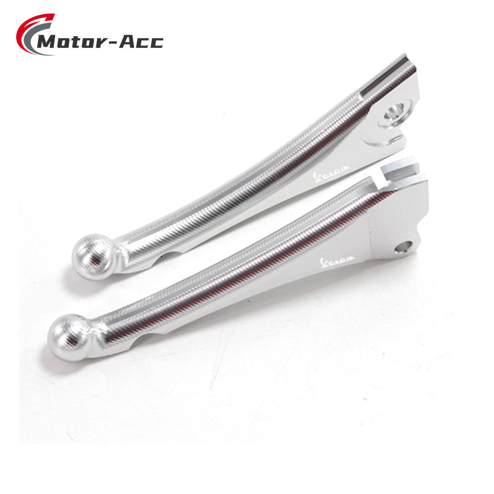 Motor-Acc CNC Left and Right Clutch Brake Lever Set Compatible with VESPA LX150 LXV150 PRIMAVERA 150 SPRINT 150