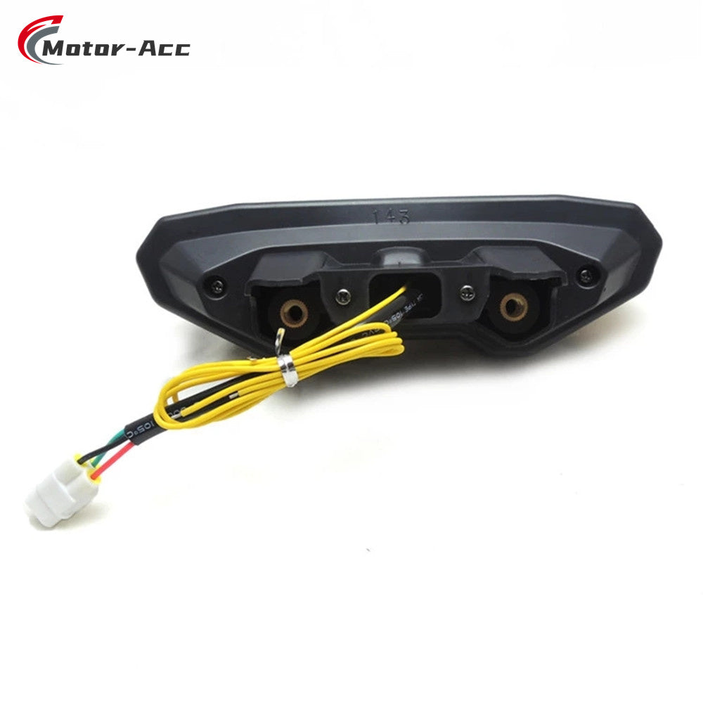 Motor-Acc Motorcycle Tail Light Integrated Running Brake Stop Light Turn Signals Lamp Compatible with Yamaha MT-09 MT09 FZ09 2013-2017