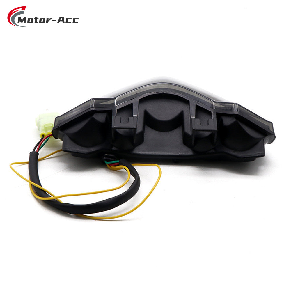Motor-Acc Motorcycle Tail Light Integrated Running Brake Stop Light Turn Signals Lamp Compatible with DUCATI Multistrada 1200 2010-2014