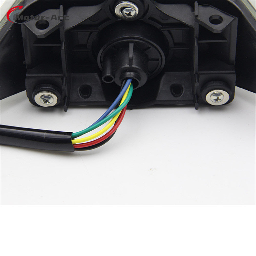 Motor-Acc Motorcycle Tail Light Integrated Running Brake Stop Light Turn Signals Lamp Compatible with KAWASAKI Ninja300 Ninja250R Ninja250 13-16 Z300 15-16