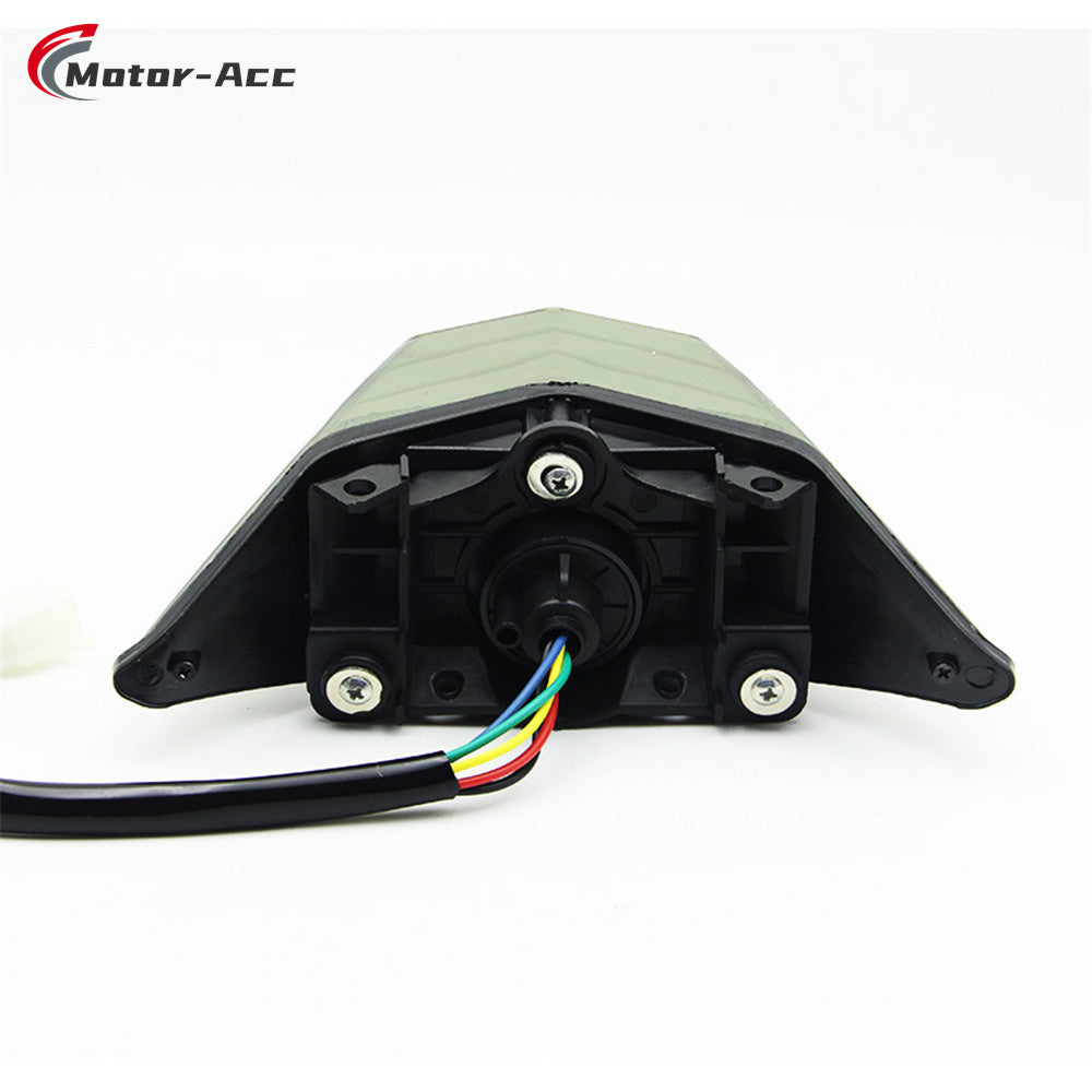 Motor-Acc Motorcycle Tail Light Integrated Running Brake Stop Light Turn Signals Lamp Compatible with KAWASAKI Ninja300 Ninja250R Ninja250 13-16 Z300 15-16