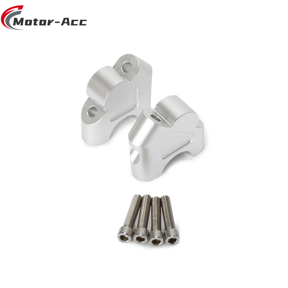 Motor-Acc Motorcycle Accessories CNC 32MM Handlebar Bar Riser Clamps Adapter Compatible with BMW R1200GS ADV