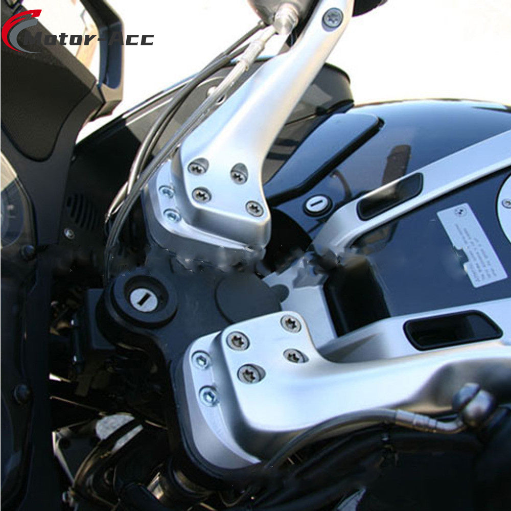 Motor-Acc Motorcycle Accessories CNC Handlebar Bar Riser Clamps Adapter for BMW R1100RT R1150RT R1200RT R1100R R1150R