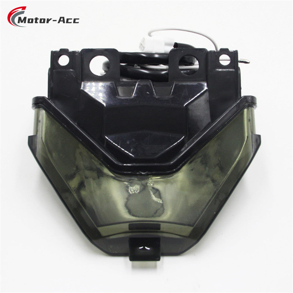 Motor-Acc Motorcycle Tail Light Integrated Running Brake Stop Light Turn Signals Lamp Compatible with YAMAHA R25 R3 MT03 MT07 Y15ZR EXCITER150