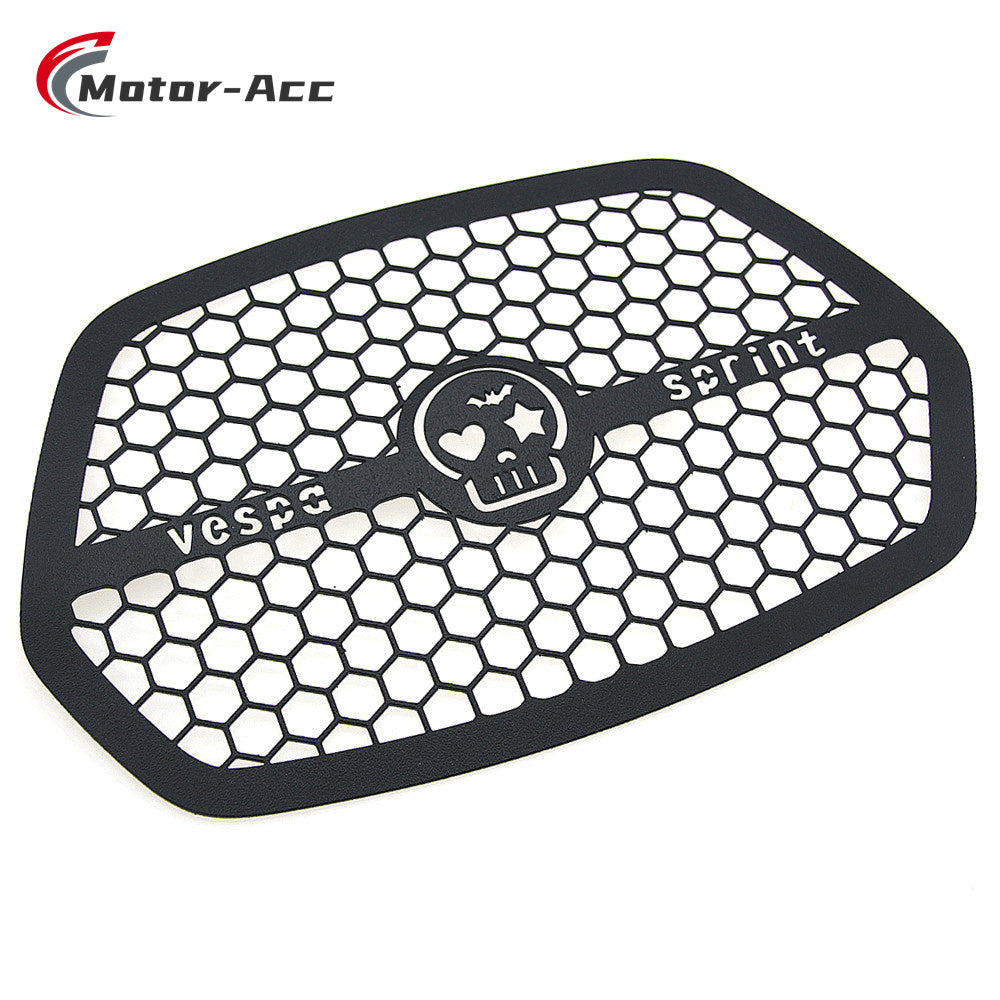 Motor-Acc Headlight Grille Guard Covers Front Lamp Protector Compatible with PIAGGIO VESPA SPRINT 150 2017-2020