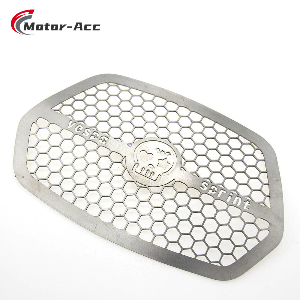Motor-Acc Headlight Grille Guard Covers Front Lamp Protector Compatible with PIAGGIO VESPA SPRINT 150 2017-2020