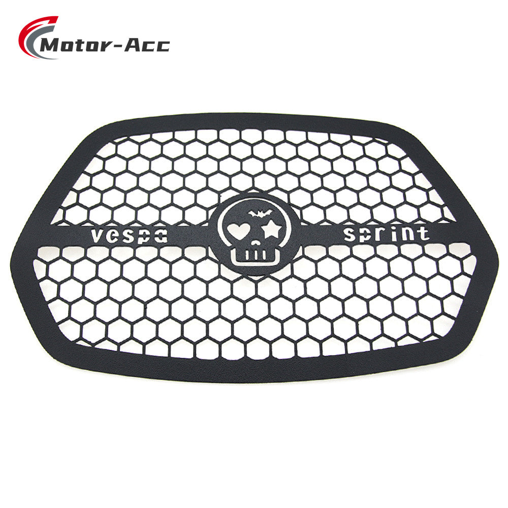 Motor-Acc Headlight Grille Guard Covers Front Lamp Protector Compatible with PIAGGIO VESPA SPRINT 150 2017-2020