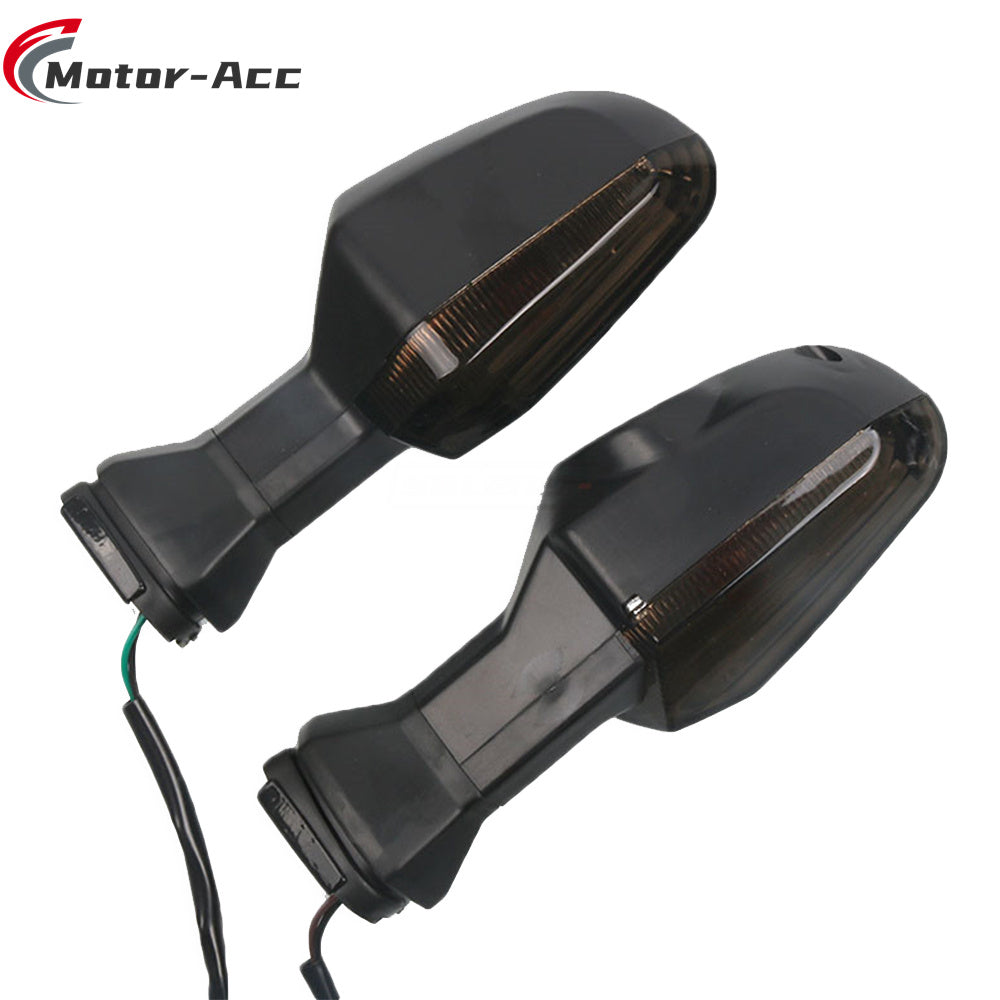 Motor-Acc Motorcycle Front Rear Turn Signal Lights Steering Lamp Compatible with KAWASAKI Z750 Z800 KLE Versys 1000 650 ZRX1200 ER6N