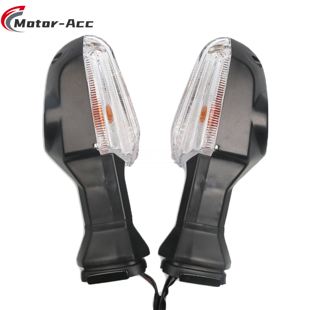 Motor-Acc Motorcycle Front Rear Turn Signal Lights Steering Lamp Compatible with KAWASAKI Z750 Z800 KLE Versys 1000 650 ZRX1200 ER6N