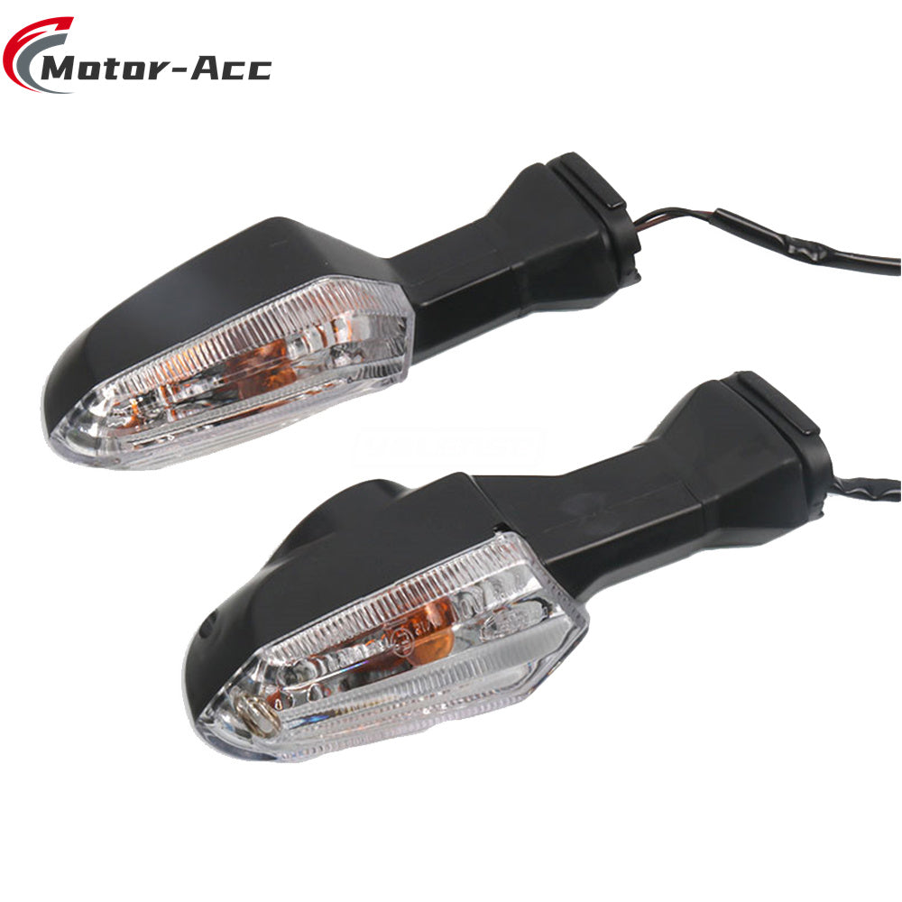 Motor-Acc Motorcycle Front Rear Turn Signal Lights Steering Lamp Compatible with KAWASAKI Z750 Z800 KLE Versys 1000 650 ZRX1200 ER6N