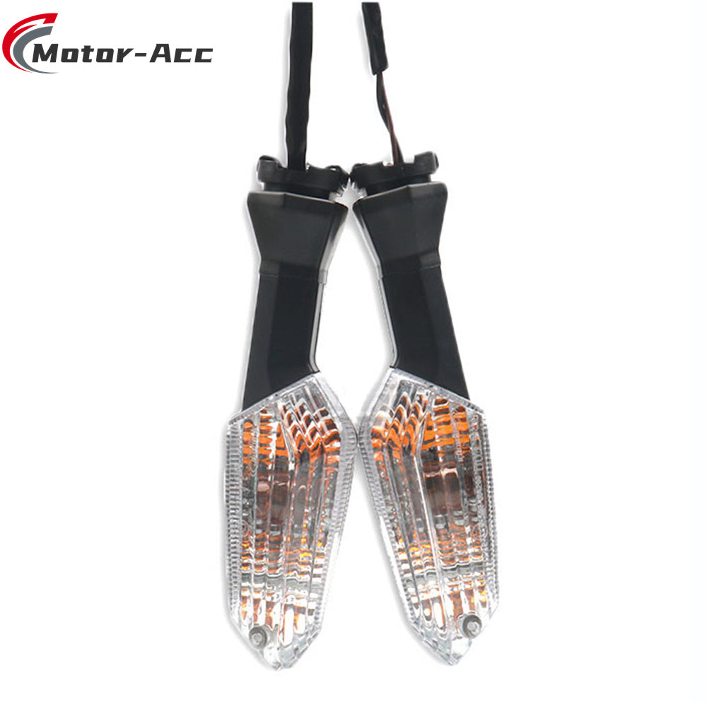 Motor-Acc Motorcycle Front Rear Turn Signal Lights Steering Lamp Compatible with KAWASAKI Z750 Z800 KLE Versys 1000 650 ZRX1200 ER6N