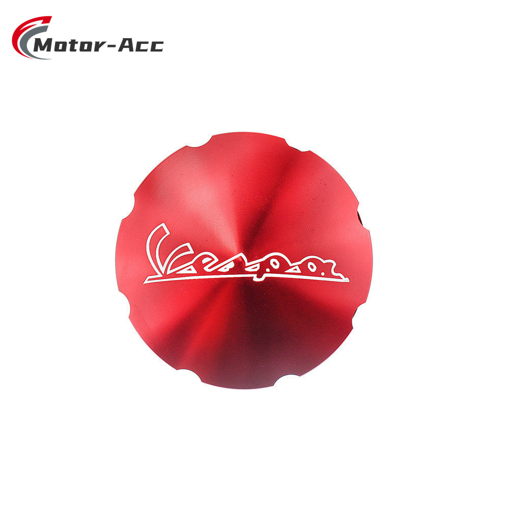 Motor-Acc Motorcycle Front Gas Fuel Tank Filler Oil Cap Cover Compatible with VESPA GTS GTV GT LX Primavera Sprint