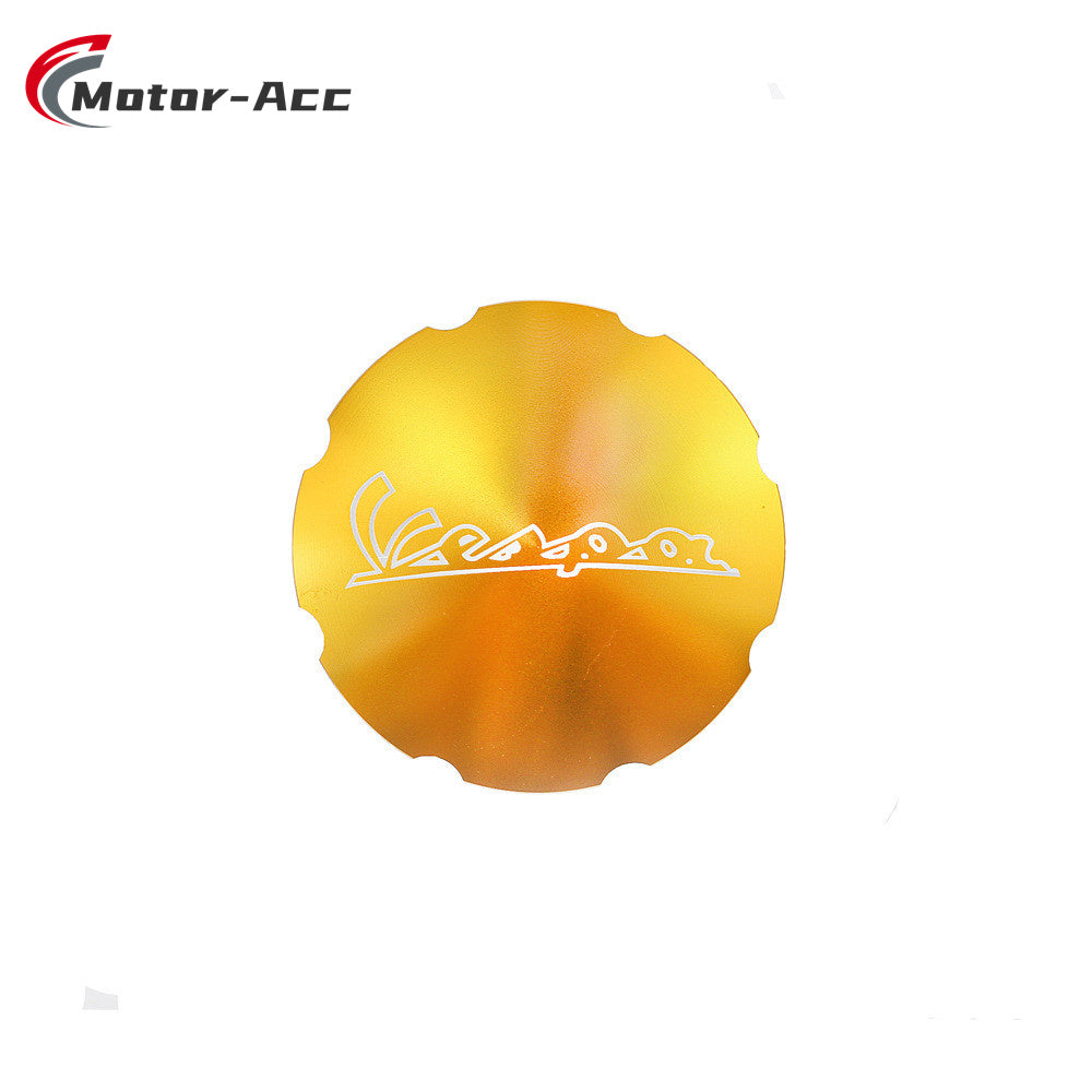 Motor-Acc Motorcycle Front Gas Fuel Tank Filler Oil Cap Cover Compatible with VESPA GTS GTV GT LX Primavera Sprint