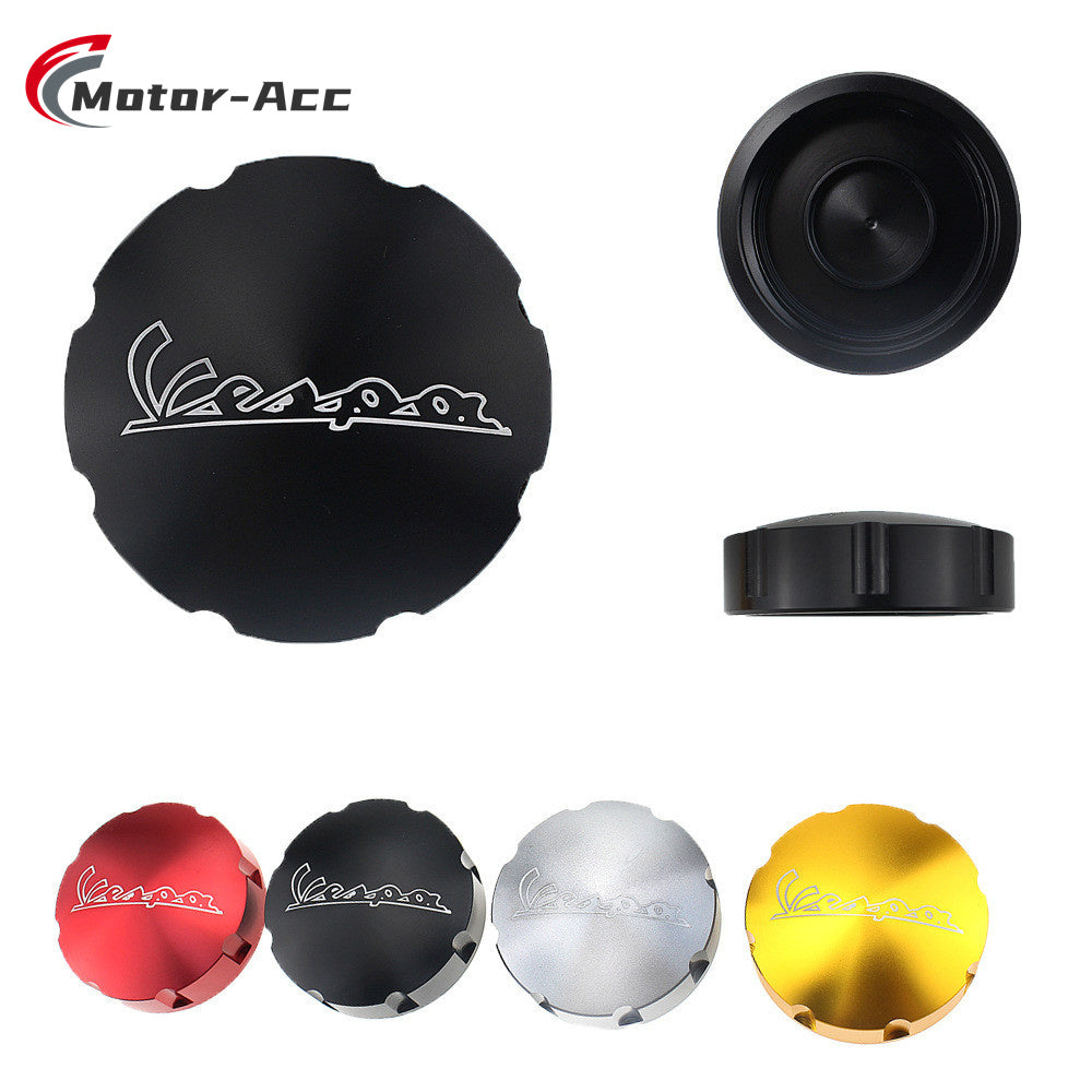 Motor-Acc Motorcycle Front Gas Fuel Tank Filler Oil Cap Cover Compatible with VESPA GTS GTV GT LX Primavera Sprint