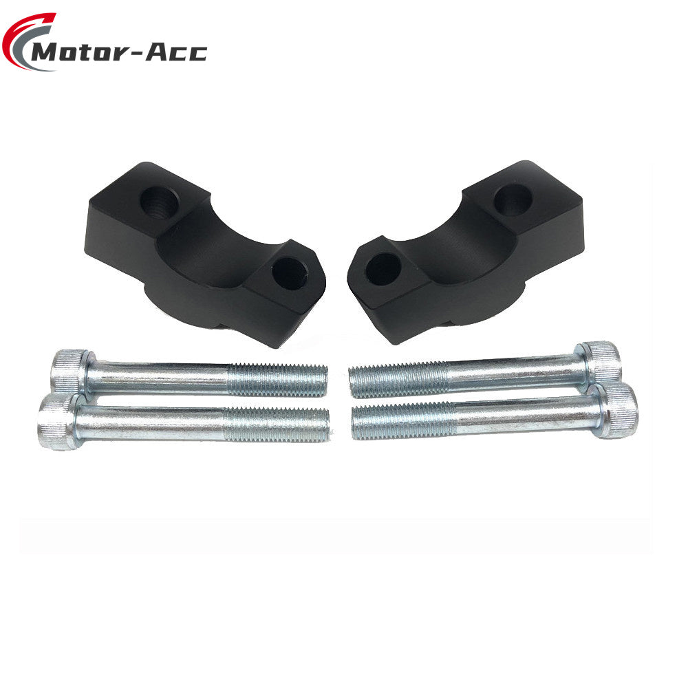 Motor-Acc Motorcycle Accessories CNC Handlebar Bar Riser Clamps Adapter Compatible with Kawasaki VULCAN S VN650