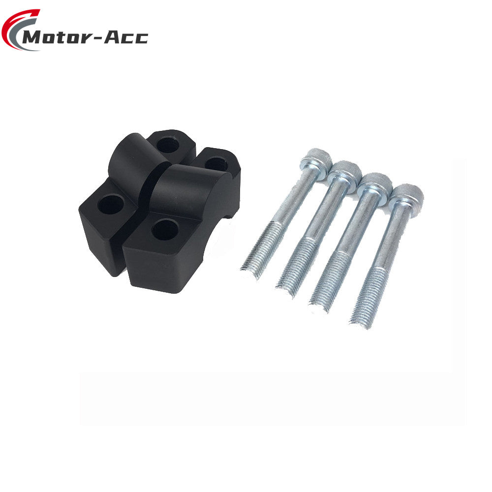 Motor-Acc Motorcycle Accessories CNC Handlebar Bar Riser Clamps Adapter Compatible with Kawasaki VULCAN S VN650
