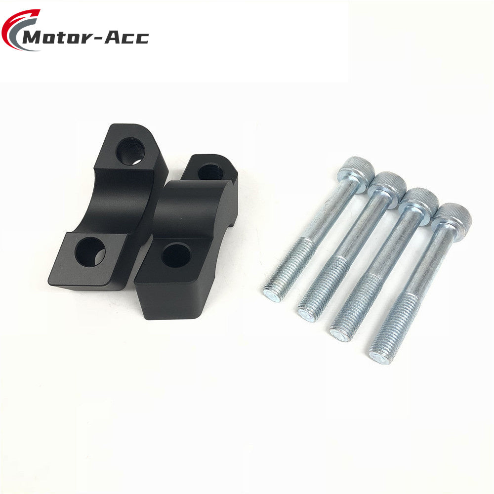 Motor-Acc Motorcycle Accessories CNC Handlebar Bar Riser Clamps Adapter Compatible with Kawasaki VULCAN S VN650