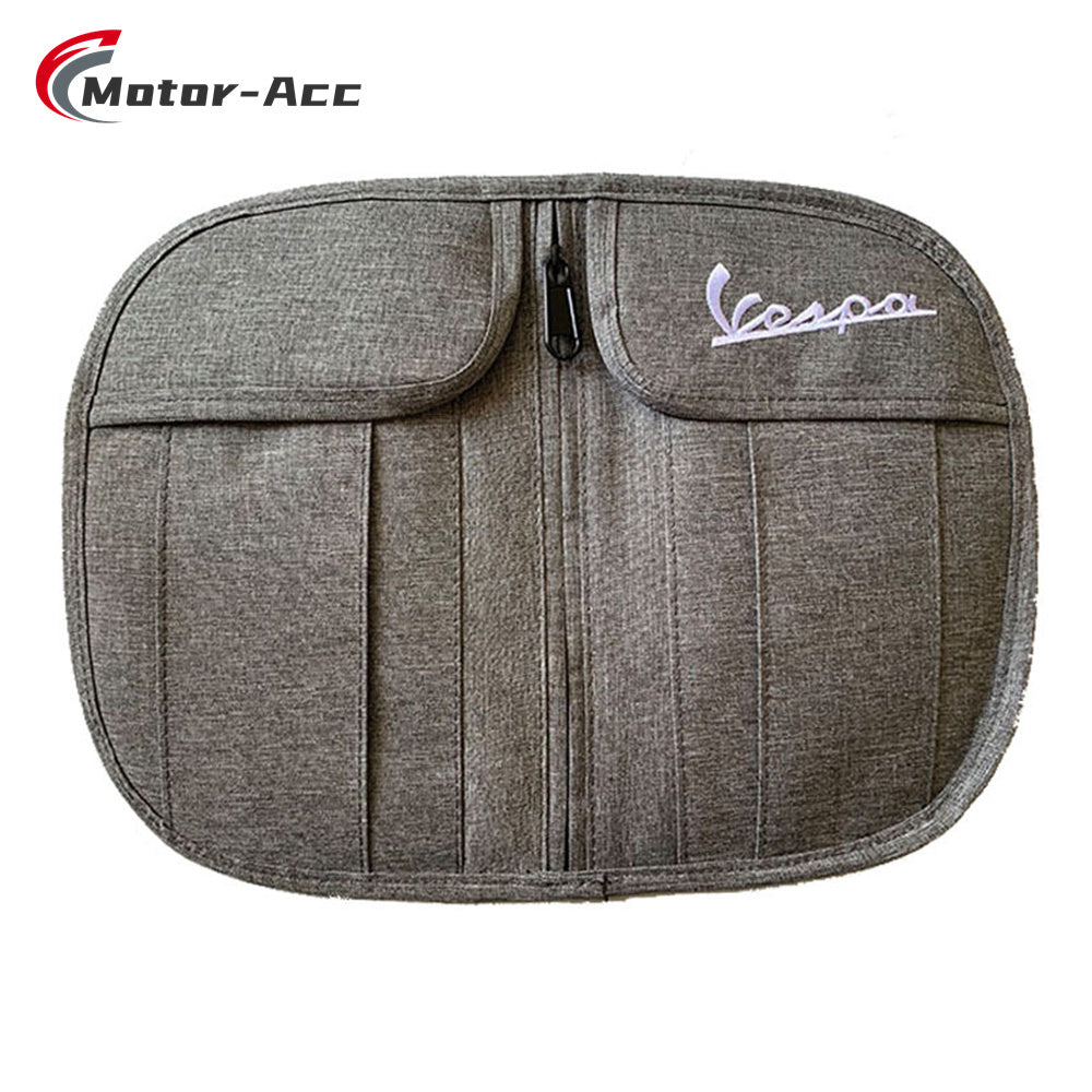 Motor-Acc Scooter Glove Bags Key Case Storage Bag with Water Bottle Holder Compatible with Vespa GTS300 LX50 LXV150 GTS LX LXV Sprint Primavera 50 125 250 300