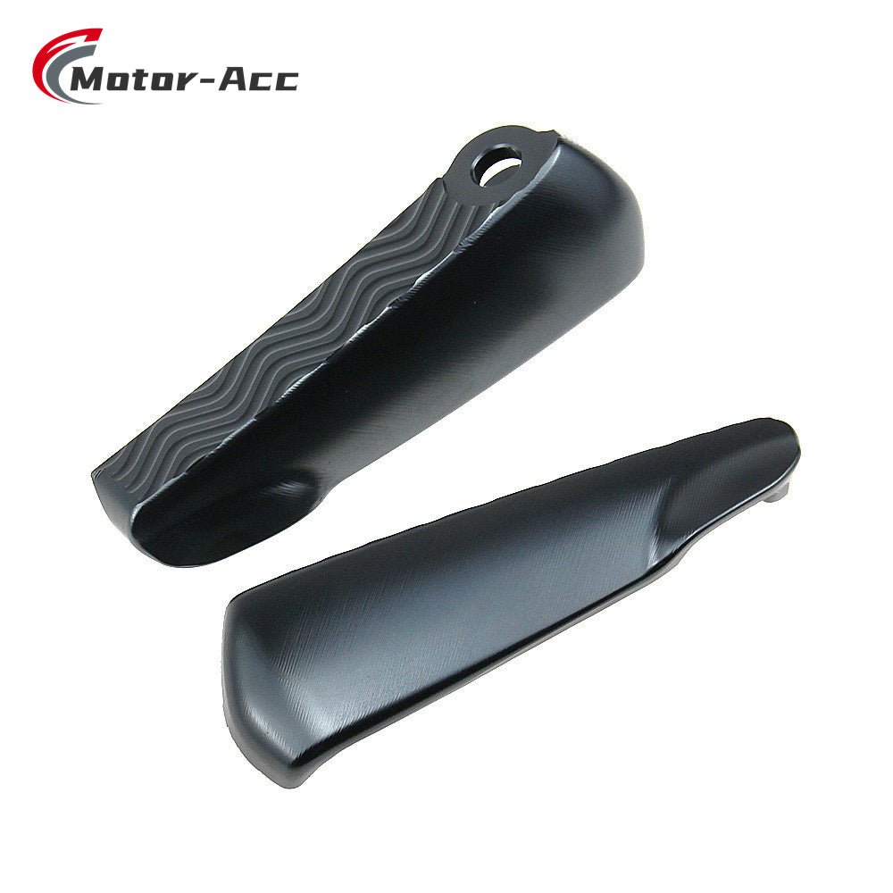 Motor-Acc Motorcycle Motor Bike Folding Footrests Foot Rests Pegs Rear Pedals Set Parts Compatible with Vespa GTS150 GTS125 GTS300ie GTS250ie GTS125ie