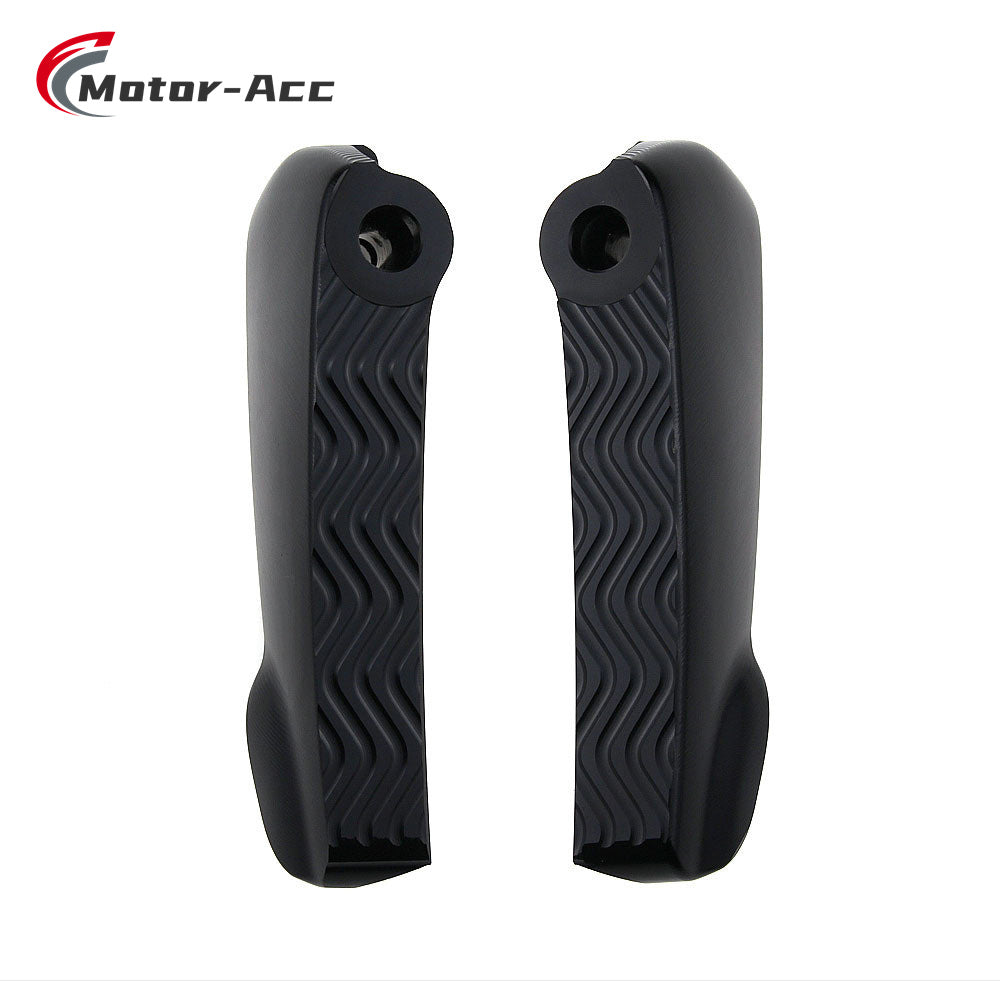 Motor-Acc Motorcycle Motor Bike Folding Footrests Foot Rests Pegs Rear Pedals Set Parts Compatible with Vespa GTS150 GTS125 GTS300ie GTS250ie GTS125ie