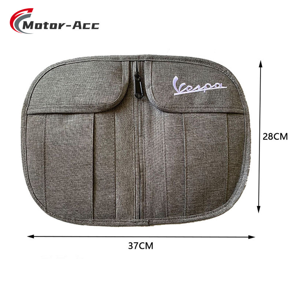 Motor-Acc Scooter Glove Bags Key Case Storage Bag with Water Bottle Holder Compatible with Vespa GTS300 LX50 LXV150 GTS LX LXV Sprint Primavera 50 125 250 300