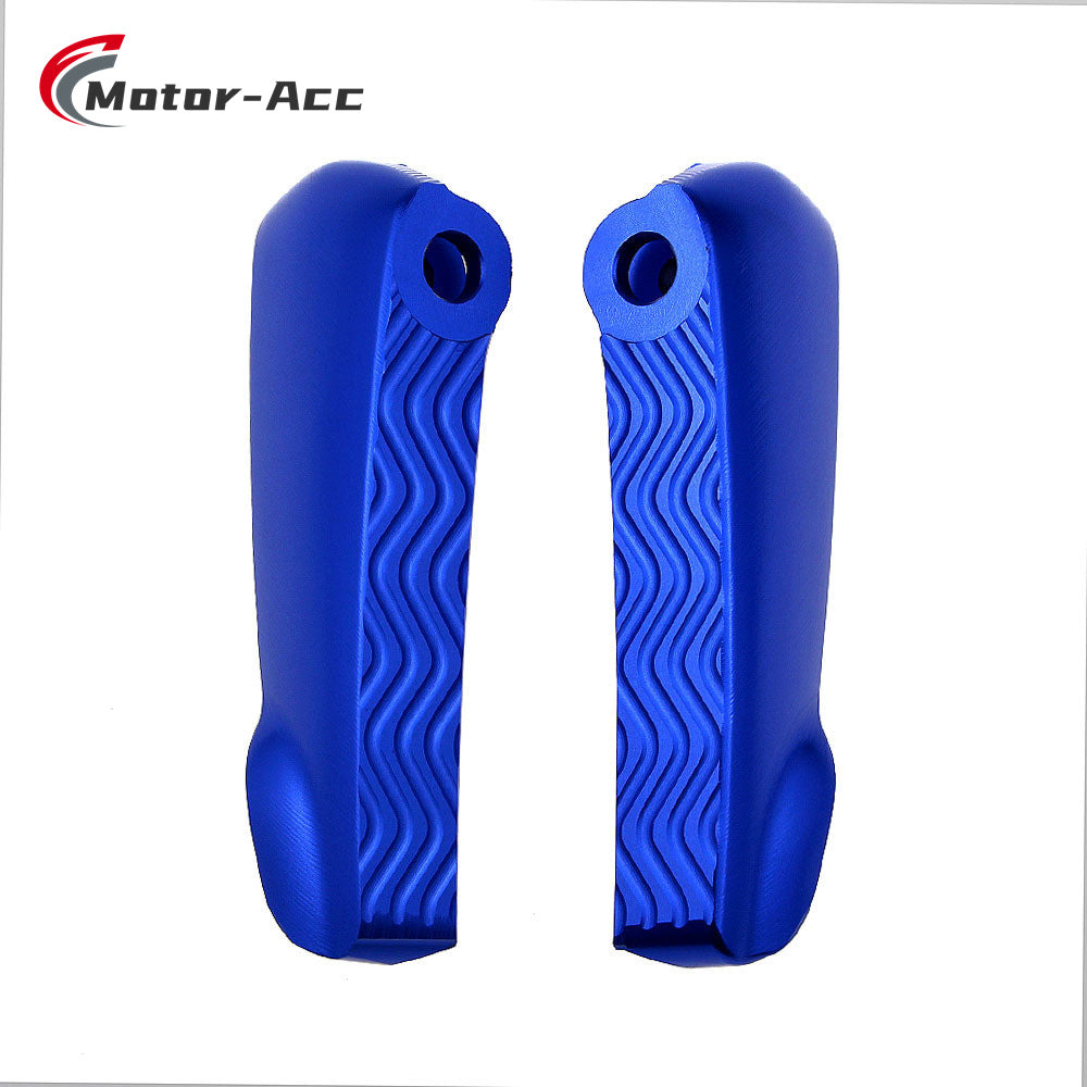 Motor-Acc Motorcycle Motor Bike Folding Footrests Foot Rests Pegs Rear Pedals Set Parts Compatible with Vespa GTS150 GTS125 GTS300ie GTS250ie GTS125ie