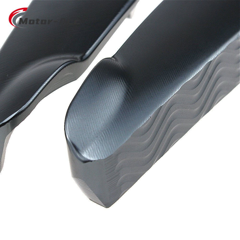 Motor-Acc Motorcycle Motor Bike Folding Footrests Foot Rests Pegs Rear Pedals Set Parts Compatible with Vespa GTS150 GTS125 GTS300ie GTS250ie GTS125ie