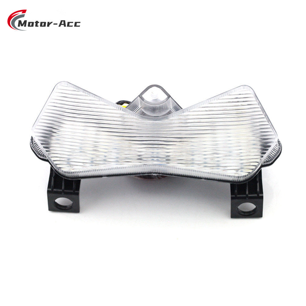 Motor-Acc Motorcycle Tail Light Integrated Running Brake Stop Light Turn Signals Lamp Compatible with Kawasaki ZX6R Z750 Z1000