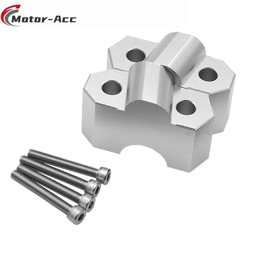 Motor-Acc Motorcycle Accessories CNC Handlebar Bar Riser Clamps Adapter for Kawasaki Z1000 2007-2009 Z750 2004-2011