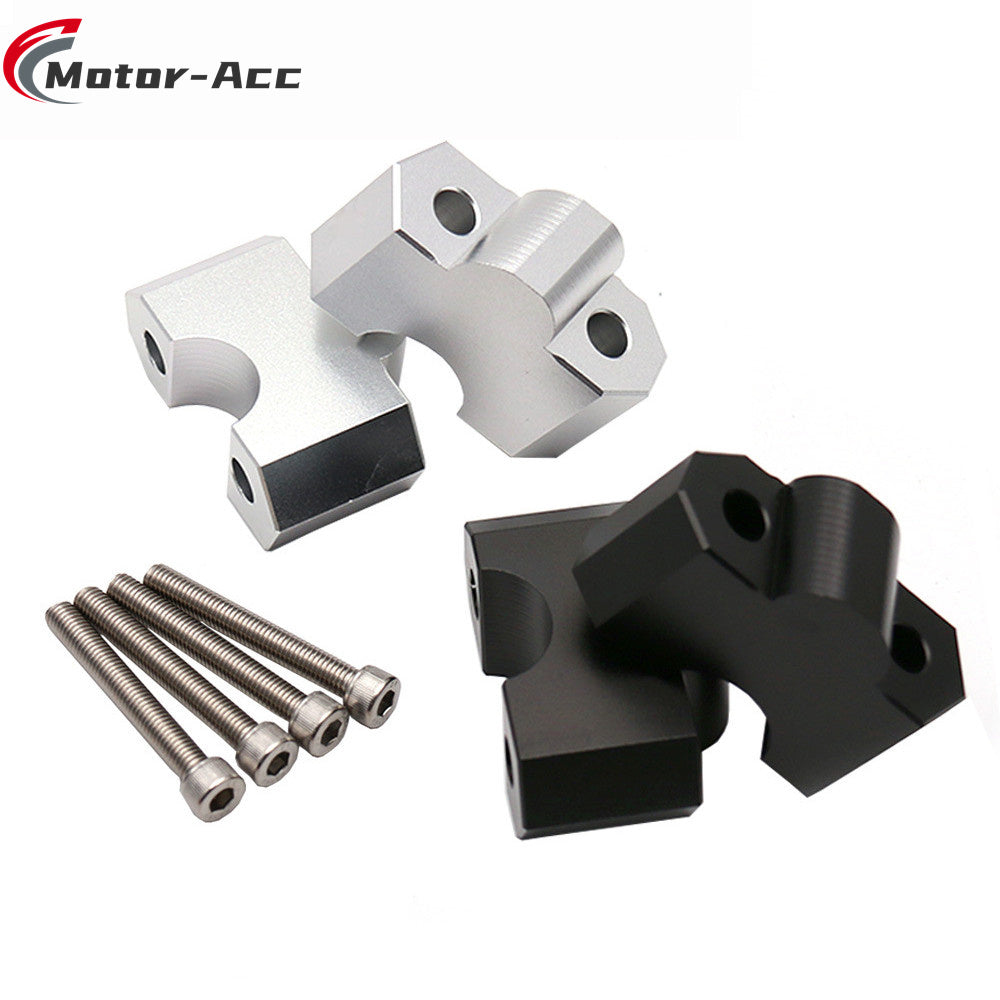 Motor-Acc Motorcycle Accessories CNC Handlebar Bar Riser Clamps Adapter for Kawasaki Z1000 2007-2009 Z750 2004-2011