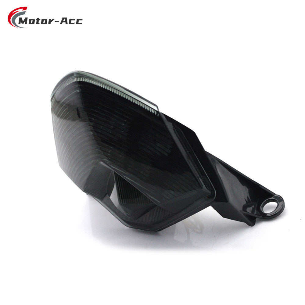 Motor-Acc Motorcycle Tail Light Integrated Running Brake Stop Light Turn Signals Lamp Compatible with Kawasaki ZX-10R 2008-2010 ZX-6R 636 2009-2010 Z750 Z1000 2007-2009