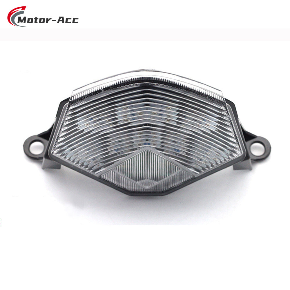 Motor-Acc Motorcycle Tail Light Integrated Running Brake Stop Light Turn Signals Lamp Compatible with Kawasaki ZX-10R 2008-2010 ZX-6R 636 2009-2010 Z750 Z1000 2007-2009