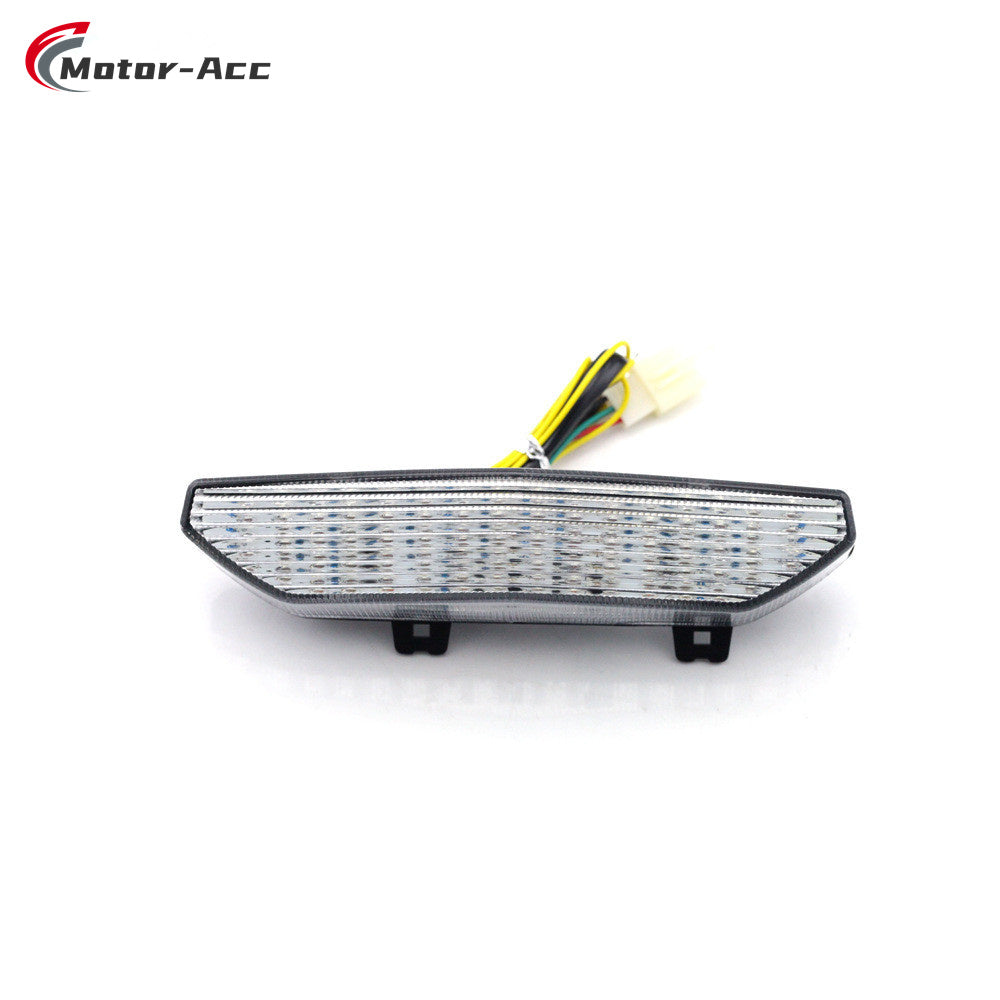 Motor-Acc Motorcycle Tail Light Integrated Running Brake Stop Light Turn Signals Lamp Compatible with Kawasaki Ninja ZX-6R 636 ZX6R 2007-2008