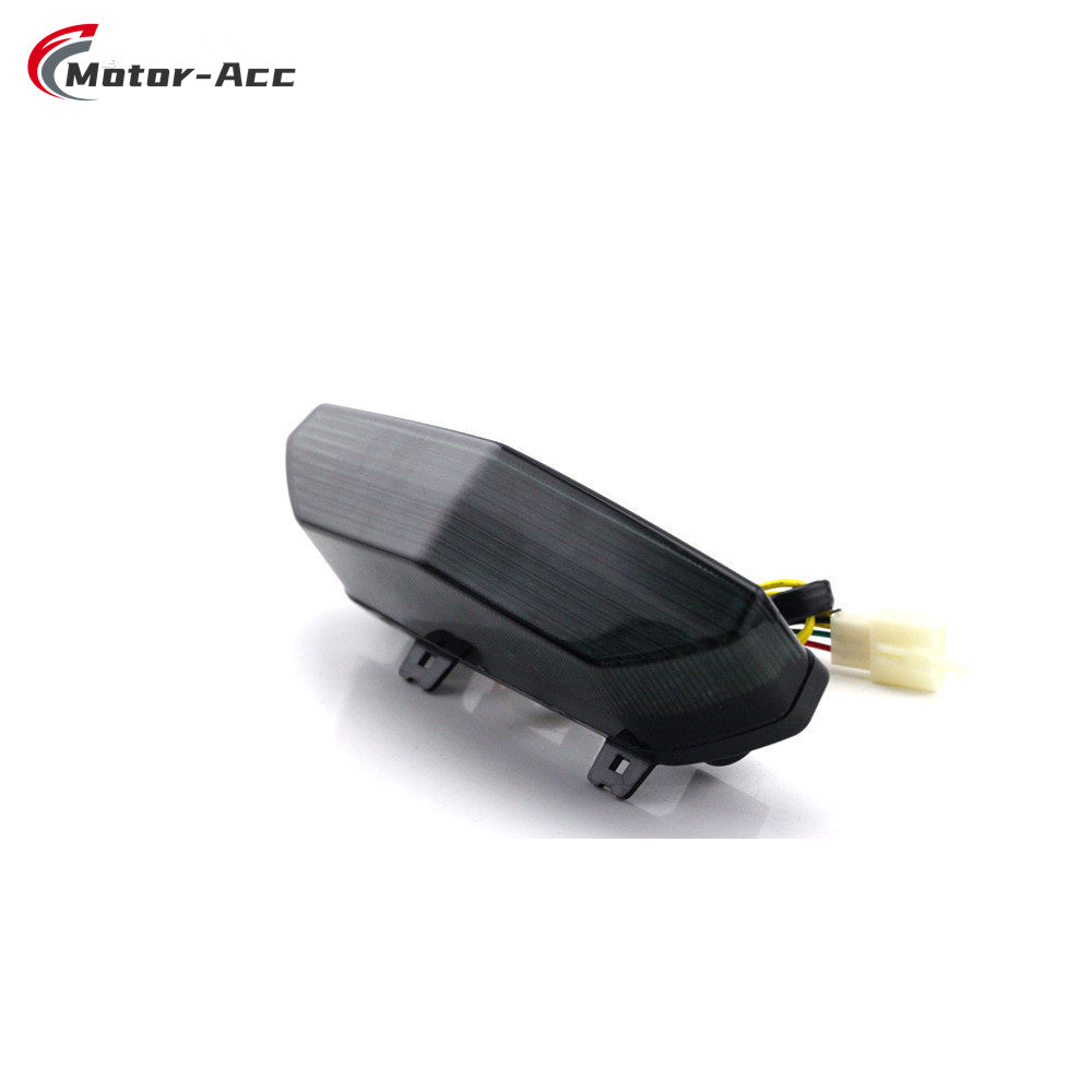 Motor-Acc Motorcycle Tail Light Integrated Running Brake Stop Light Turn Signals Lamp Compatible with Kawasaki Ninja ZX-6R 636 ZX6R 2007-2008